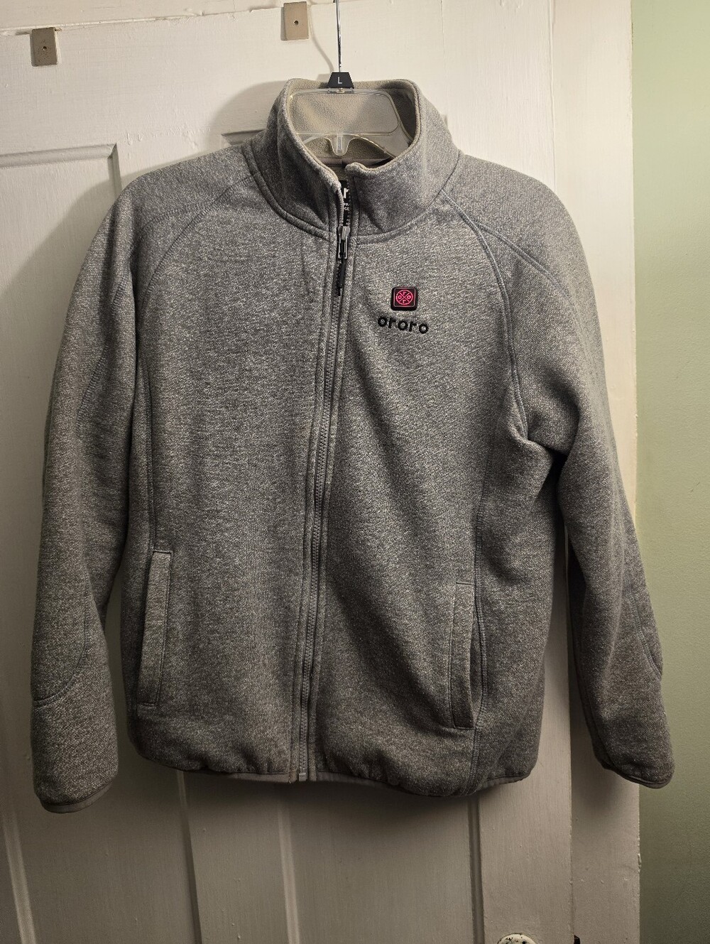 Ororo Heated Full Zip Fleece Jacket With Rechargable Battery Pack FREE SHIPPING
